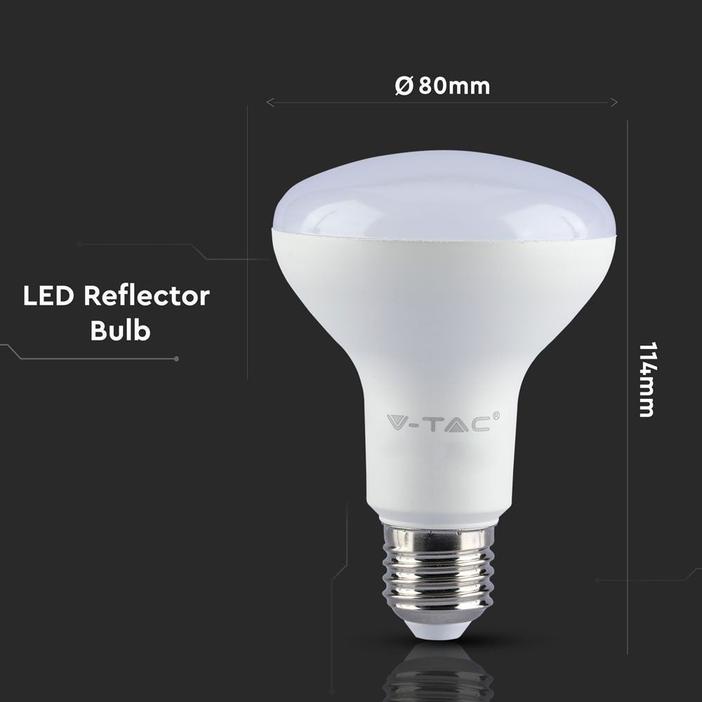 V-Tac 10W LED spotpære - Samsung LED chip, R80, E27 - 5 års garanti