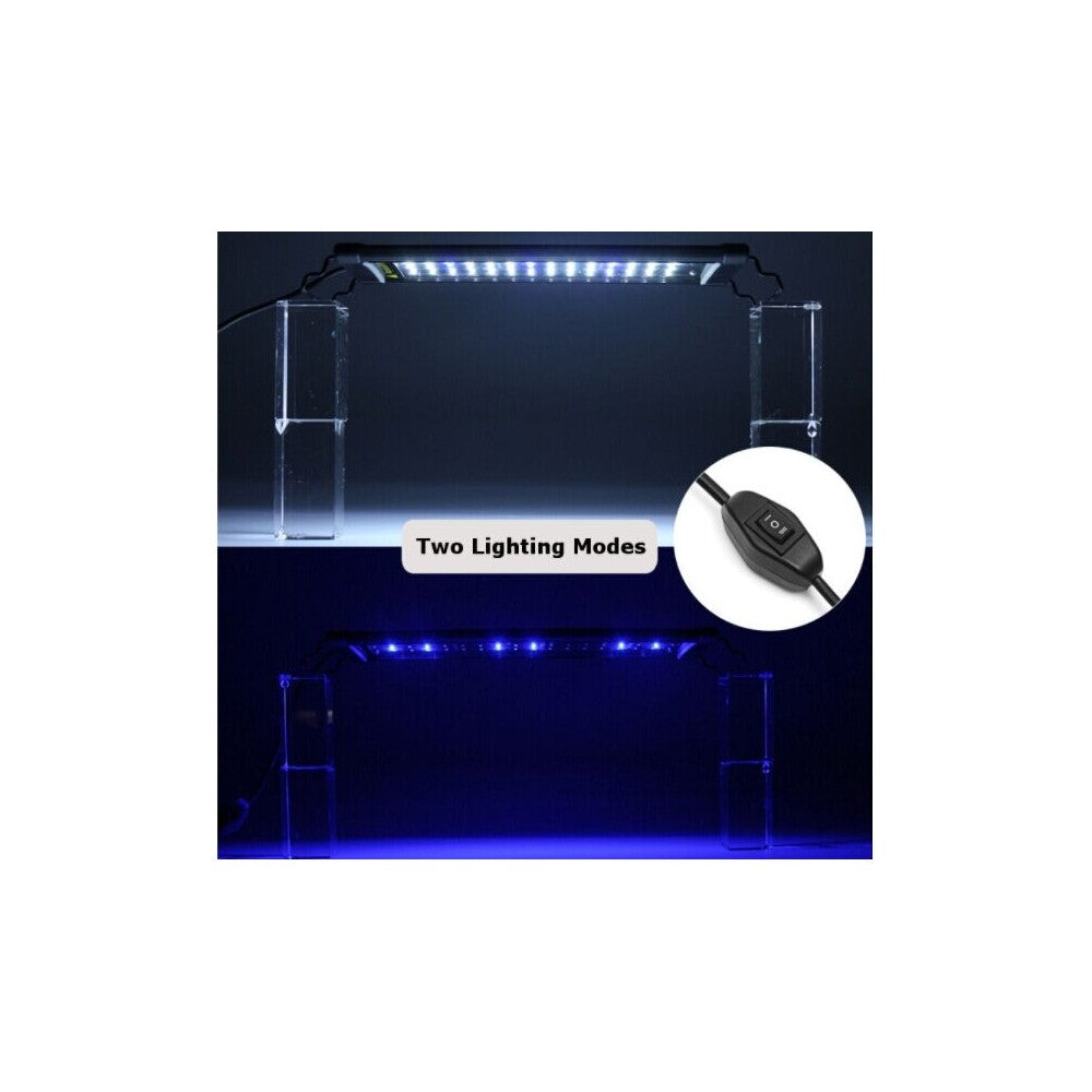 Aquaflex 25W LED Akvariearmatur - Justerbar, Hvid/Blå, 88-110 cm, 230V, 2000lm