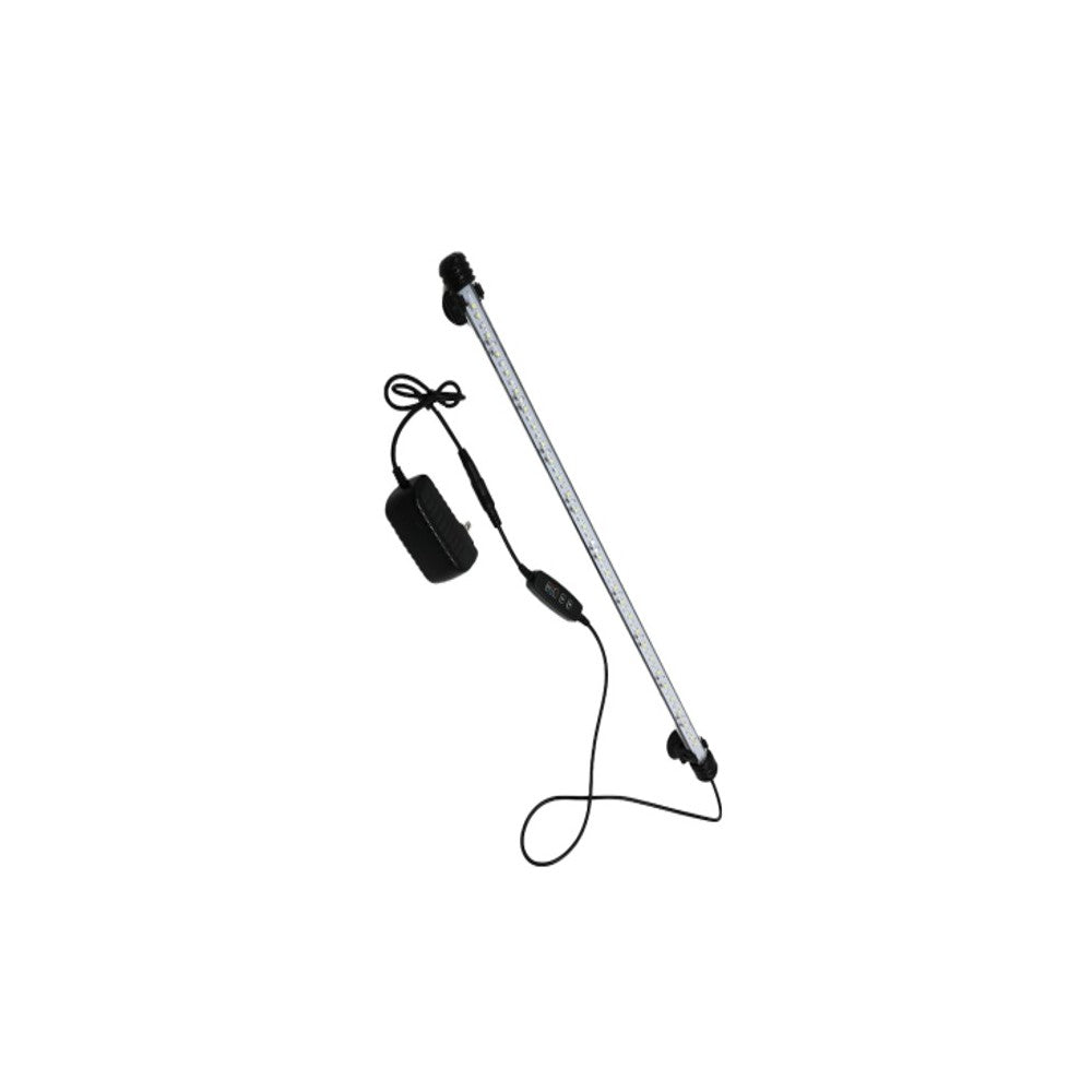 92 cm akvarie armatur - 9W LED, hvid/blå, sugekopper, IP67 - Effekt: 9W, Input: 230V, 540lm, IP68