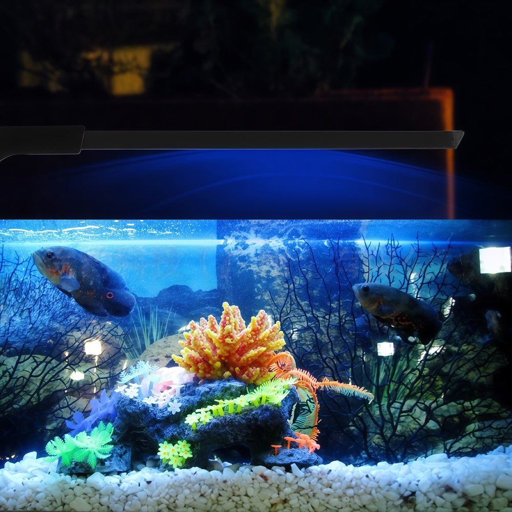 27,5 cm Akvarielampe - 10W LED, Hvid/Blå, Effekt: 10W, Input: 230V, 800lm