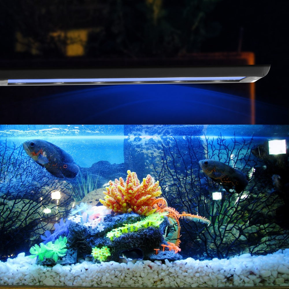 19,5 cm LED Akvarielampe - 7W, Hvid/Blå, 230V, 560lm