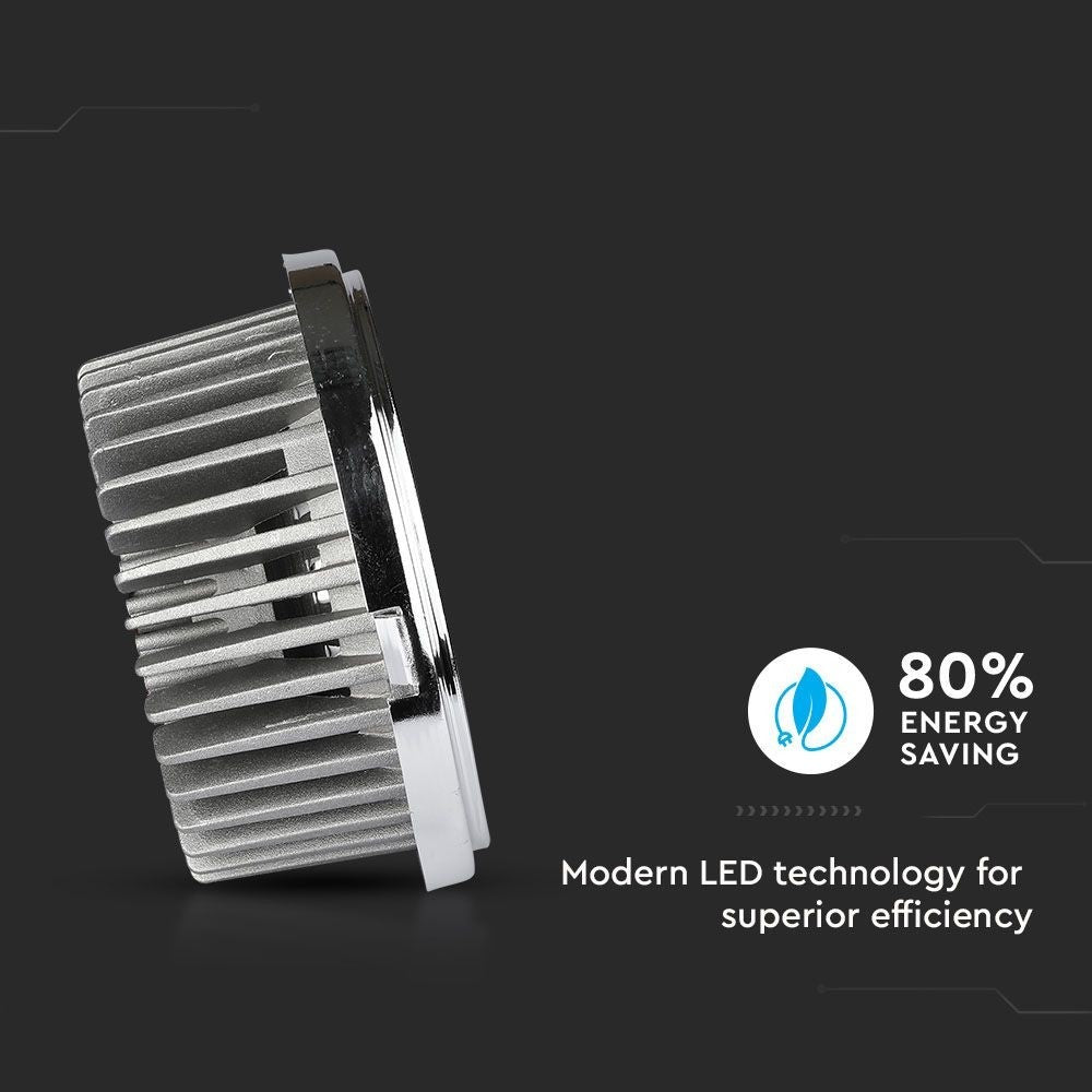V-Tac LED spot - 20W, varm hvid, 230V, G53 AR111, erstatter 130W, RA80