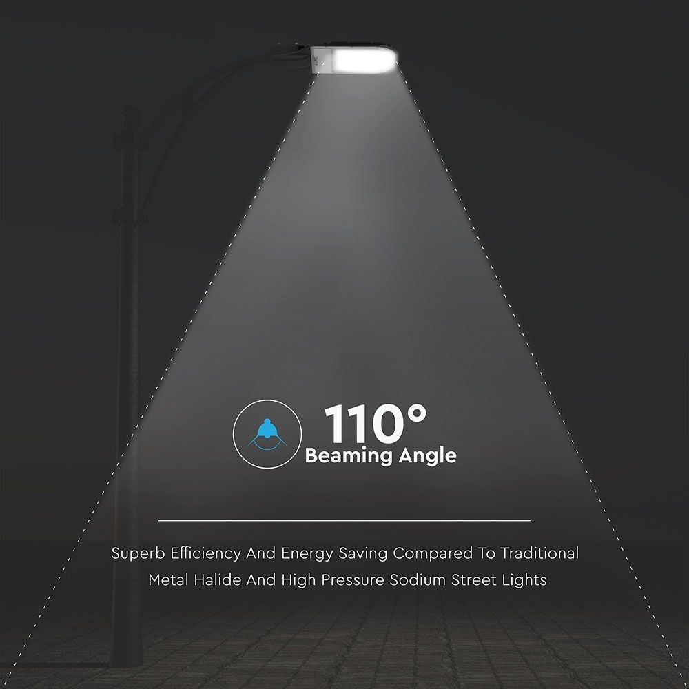 V-Tac 100W LED gadelampe - Samsung LED chip, Ø60mm, IP65, 84lm/w, 8400lm, RA80