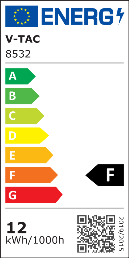 V-Tac 12W LED grå væglampe - Firkantet, justerbar spredning, IP65 udendørs, 230V inkl. lyskilde