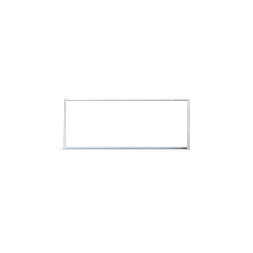 120x60 LED panel ramme - Enkel montering med skruer, hvid kant