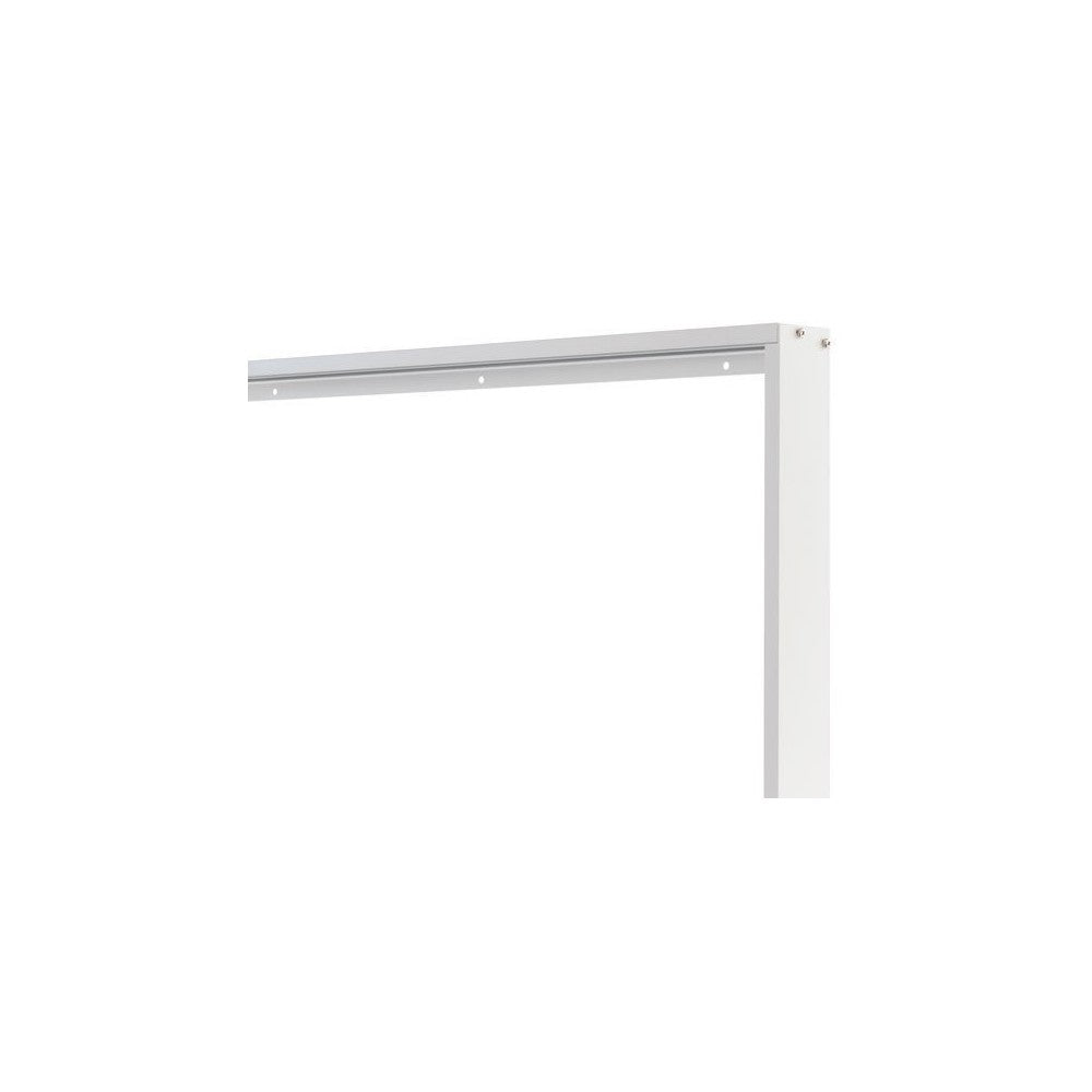 120x60 LED panel ramme - Enkel montering med skruer, hvid kant