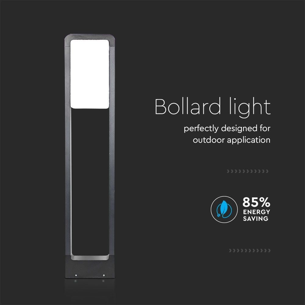 V-Tac 10W LED havelampe - Sort, 80 cm, IP65, 230V, 900lm, RA80, Samsung LED chip, 3 års garanti