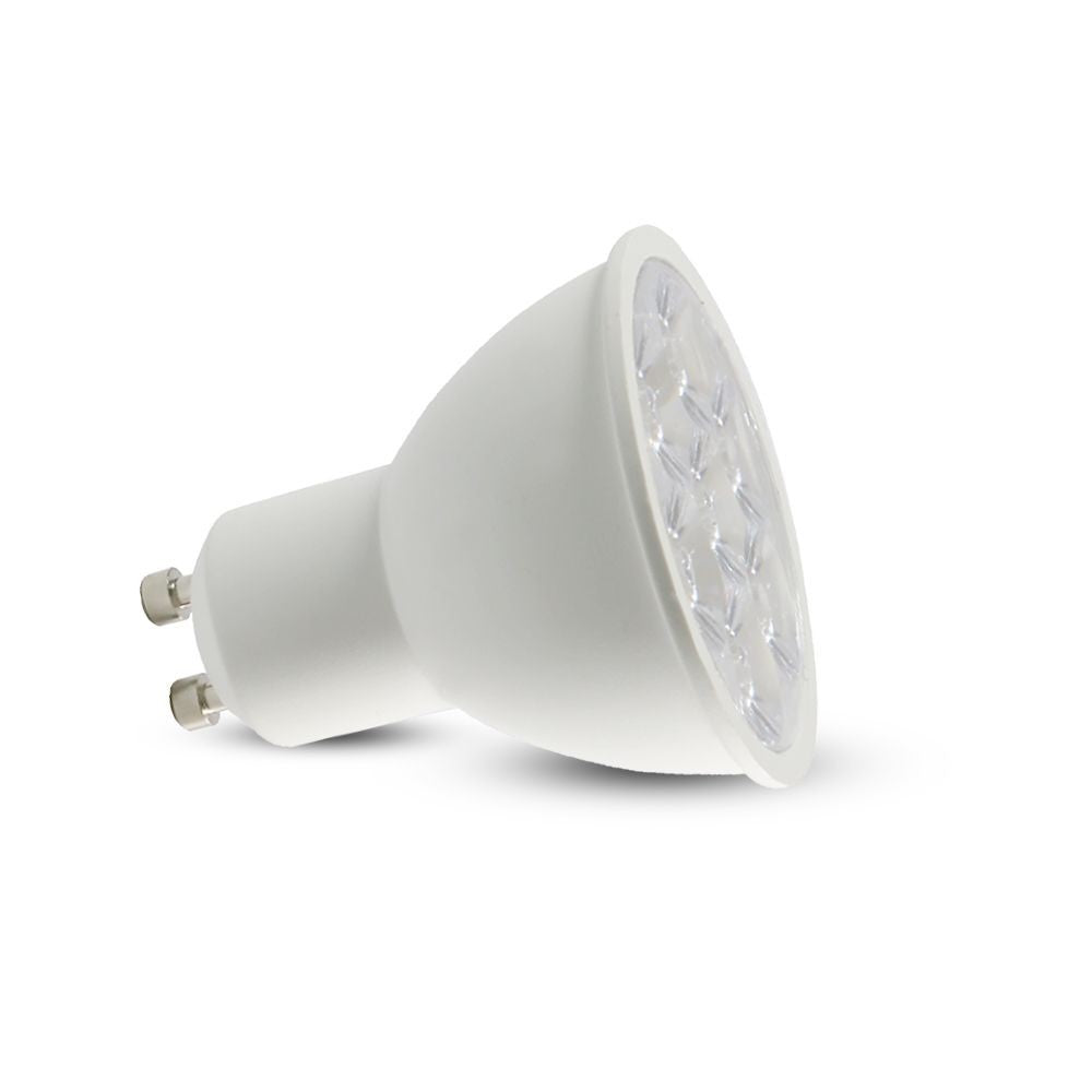 V-Tac 6W LED spot, 10° - Samsung LED chip, Ekstra fokuseret, 230V, GU10, 500lm, RA80, 5 års producentgaranti