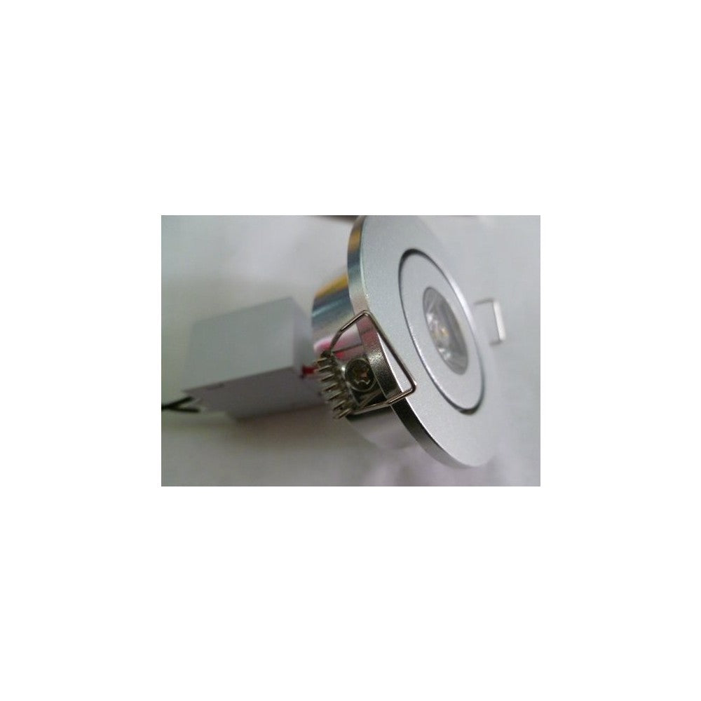 1,5W LED Indbygningsspot - Erstatter 15W, Ø4,2cm hul, Ø5,2cm mål, 2,2cm høj, 230V, 95lm, RA82