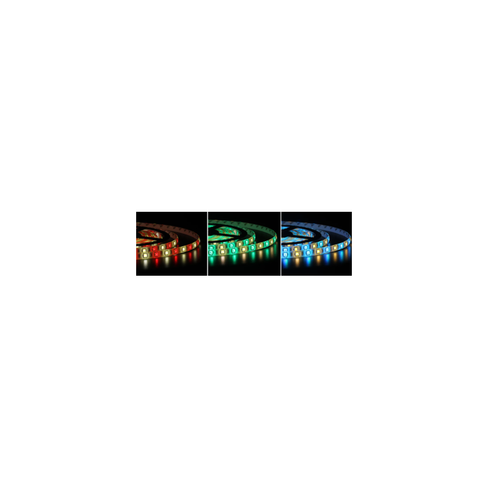 12W/m RGB+WW LED-strips - 5m, IP20, 60 LED pr. meter, 24V