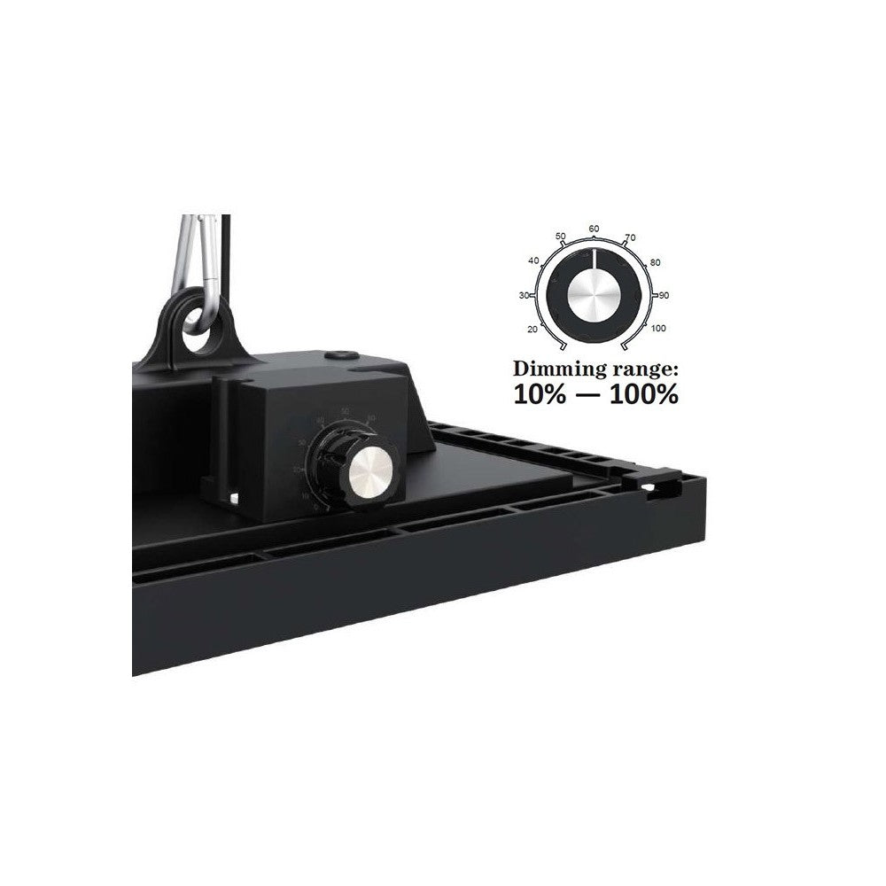 LEDlife Helios vækstlampe 150W - Inkl. ophæng, fuldt spektrum, justerbar lysstyrke, IP65