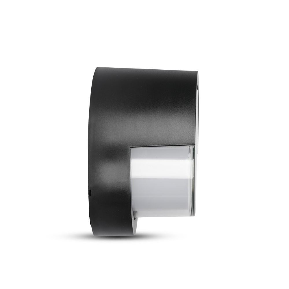 V-Tac 12W LED Udendørs Rund Væglampe - IP65, 230V, inkl. lyskilde