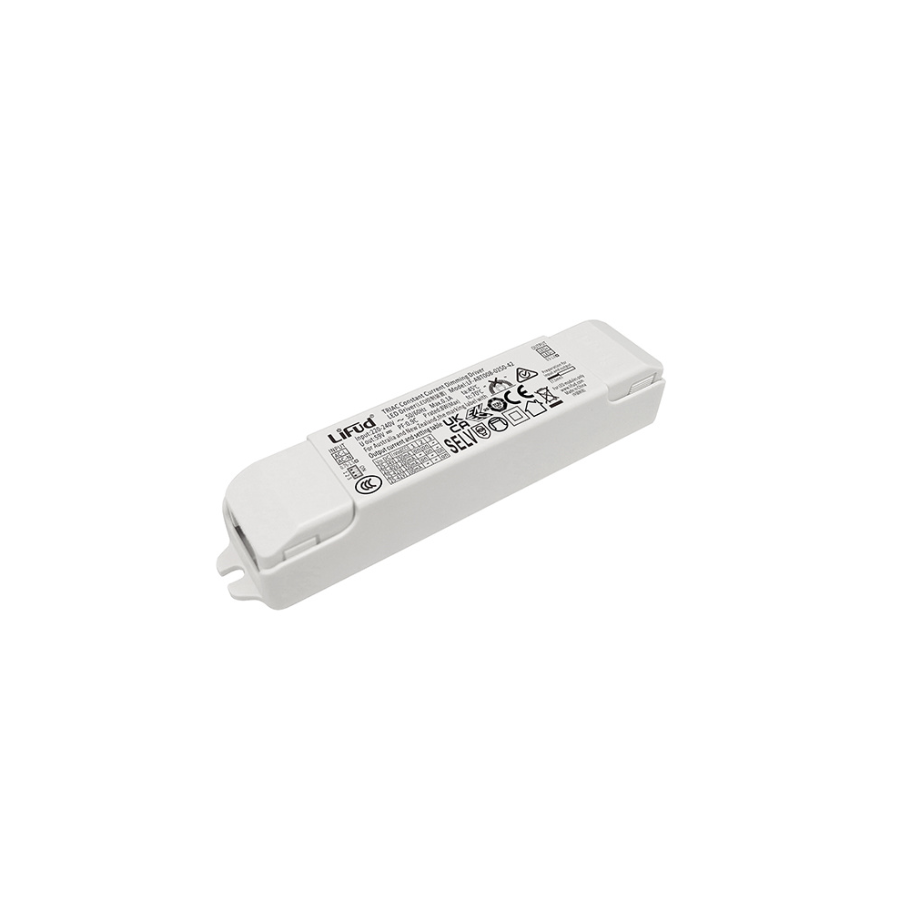 Lifud 14W Dæmpbar LED driver - Triac fasedæmp, 200-350 mA, 25-40V - 5 års producentgaranti - Flickerfri