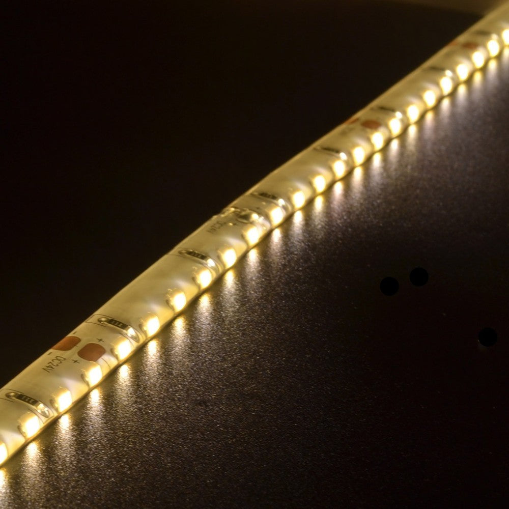 LEDstrip lyskæde 5m - 11W/m, IP65, 24V, 120 LED pr. meter