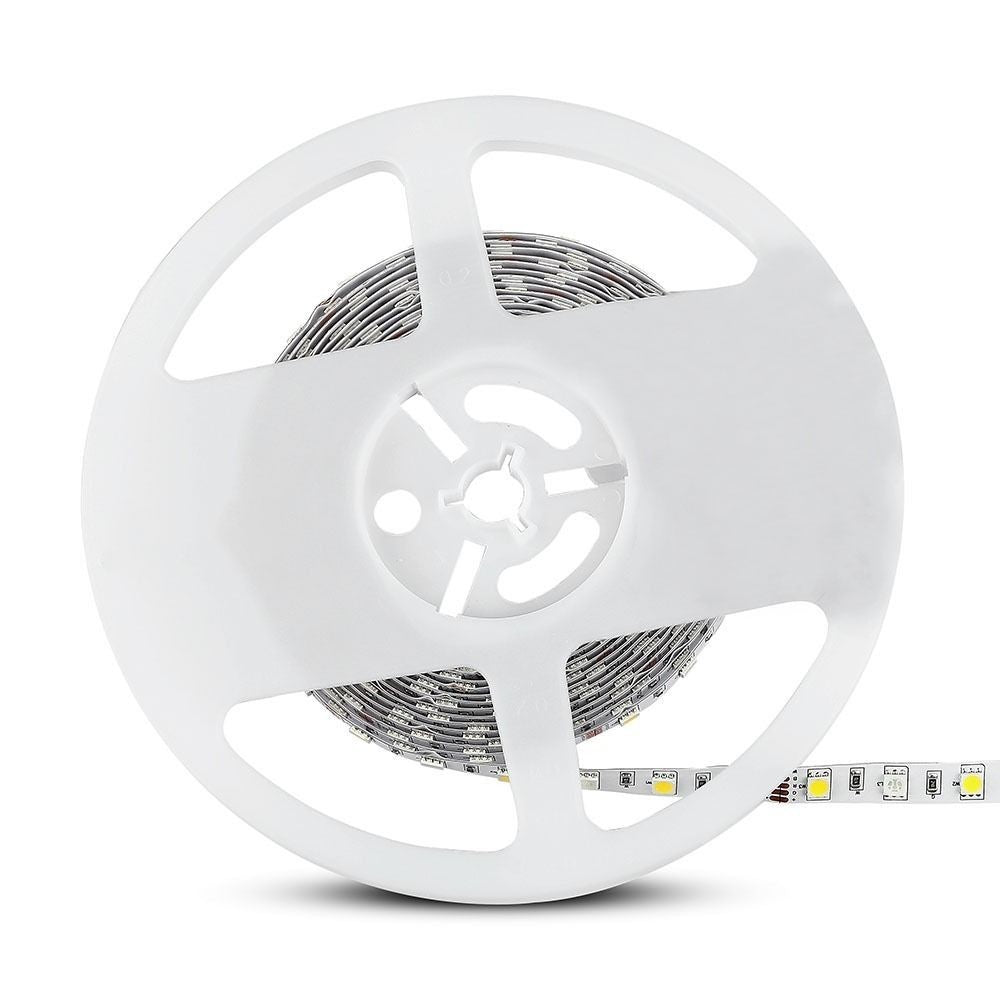 V-Tac 10,8W/m RGB+NW LED-strips - 5m, 60 LED pr. meter, 900lm/m