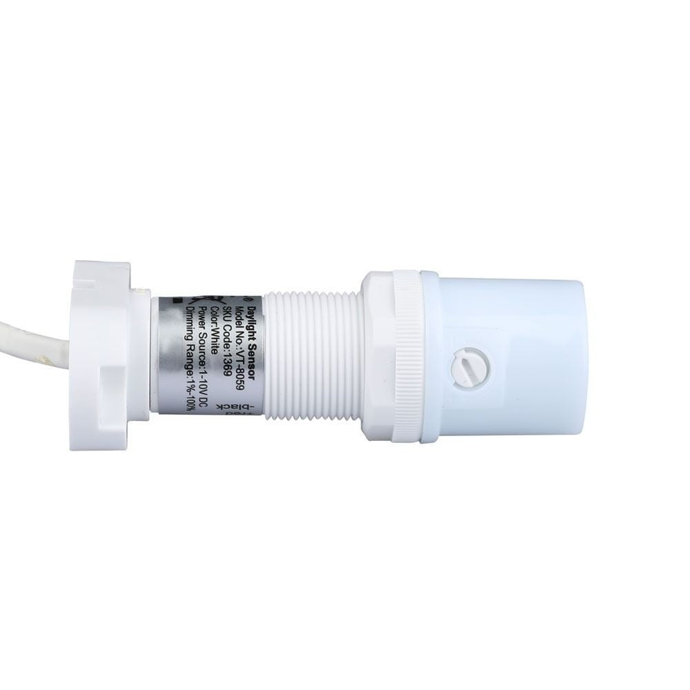 V-Tac dagslyssensor - LED venlig, hvid, 1-10V, IP20, input: 230V