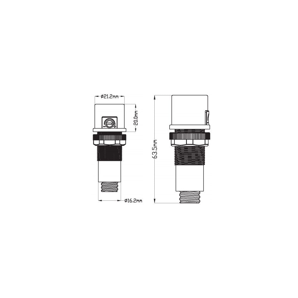V-Tac dagslyssensor - LED venlig, hvid, 1-10V, IP20, input: 230V