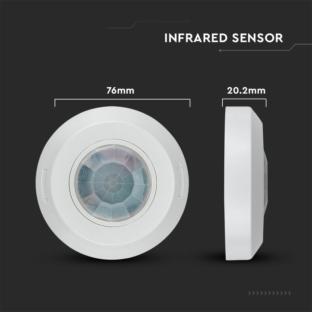 V-Tac loftsensor - LED-venlig, hvid, infrarød, IP20 til indendørs brug