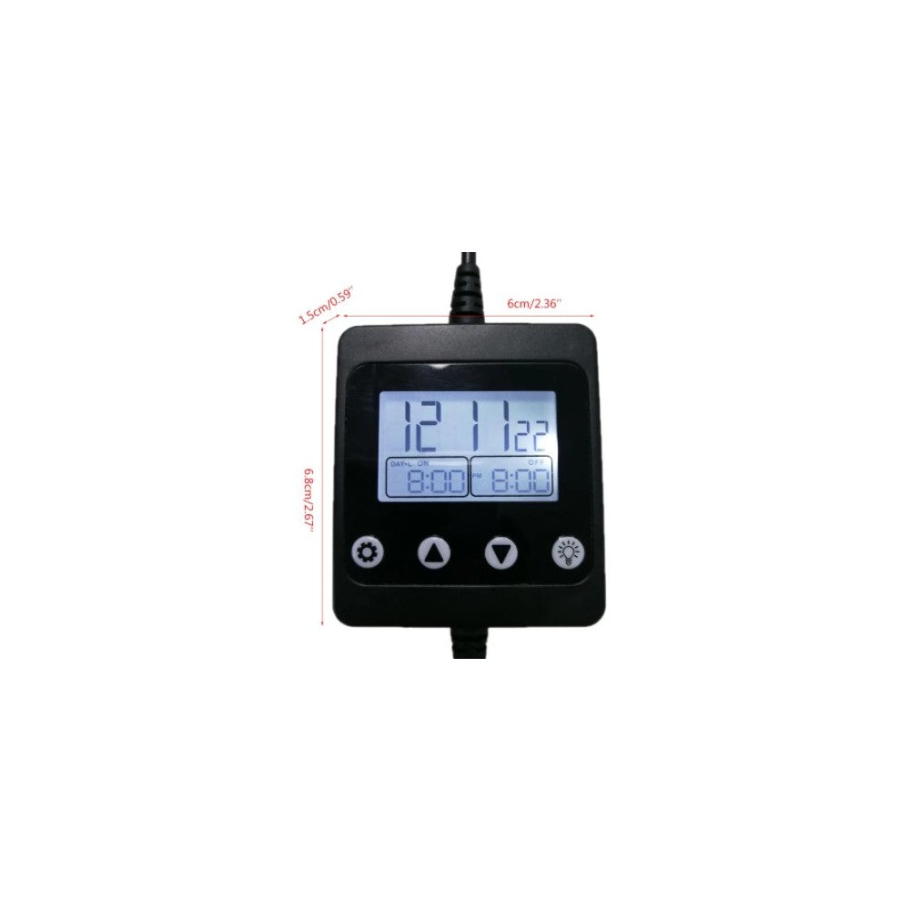 LED Timer med DC-stik - Til enkeltfarvet LED, 12/24V, maks. 150W