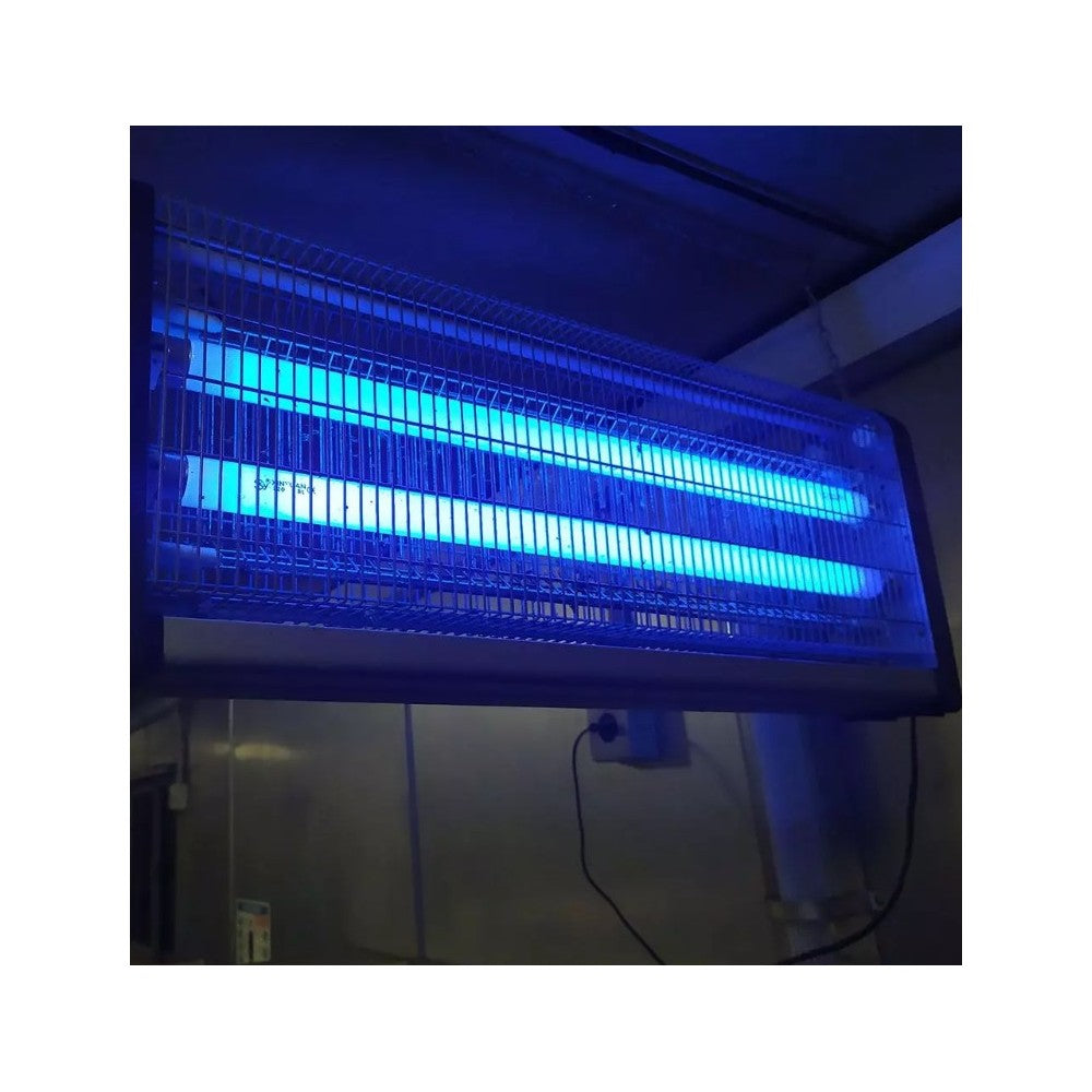 V-Tac insektlampe - 2x20W, indendørs, UV-lys, dækker 150m2