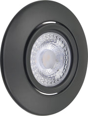 LED Lyskilde Long Life 5W 3000K, 360lm, GU10, dæmpbar, mat sort