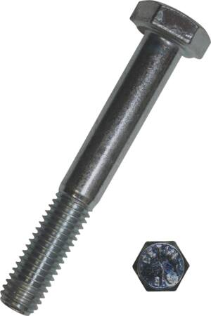 STÅLBOLT M10X120MM ELFZ SW17 U/MØ DIN931