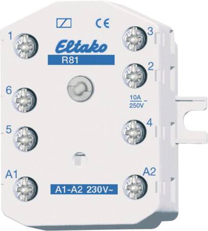RELÆ 2SK 230V 10A MEK F/DÅSE