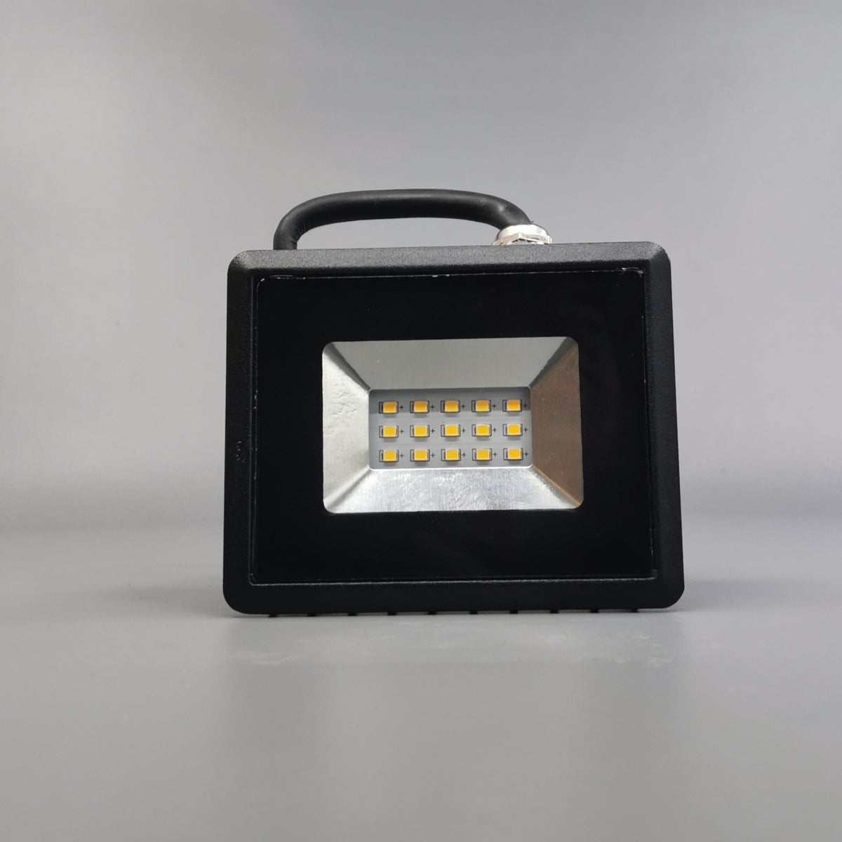 10W LED projektør 3000K 850Lm sort