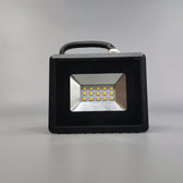 10W LED projektør 3000K 850Lm sort