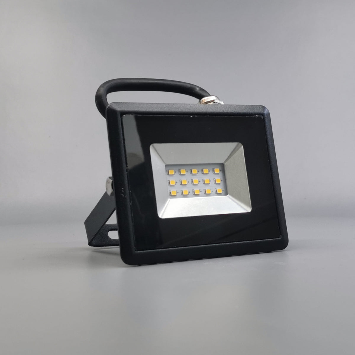 10W LED projektør 3000K 850Lm sort (360° frame 23)