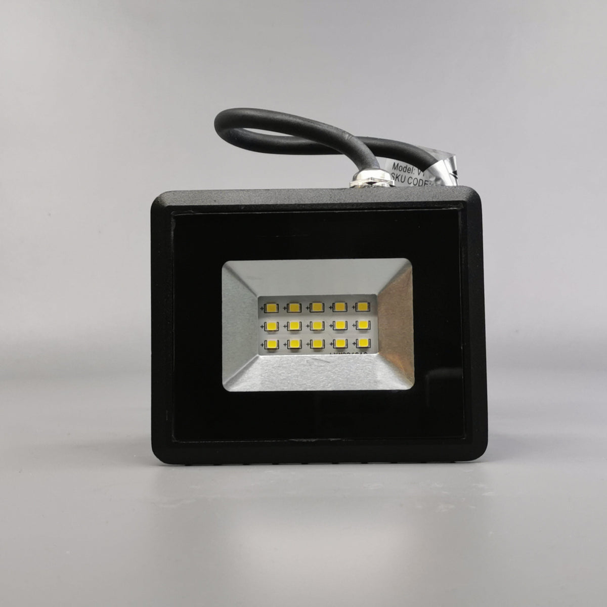 10W LED projektør 4000K 850Lm sort