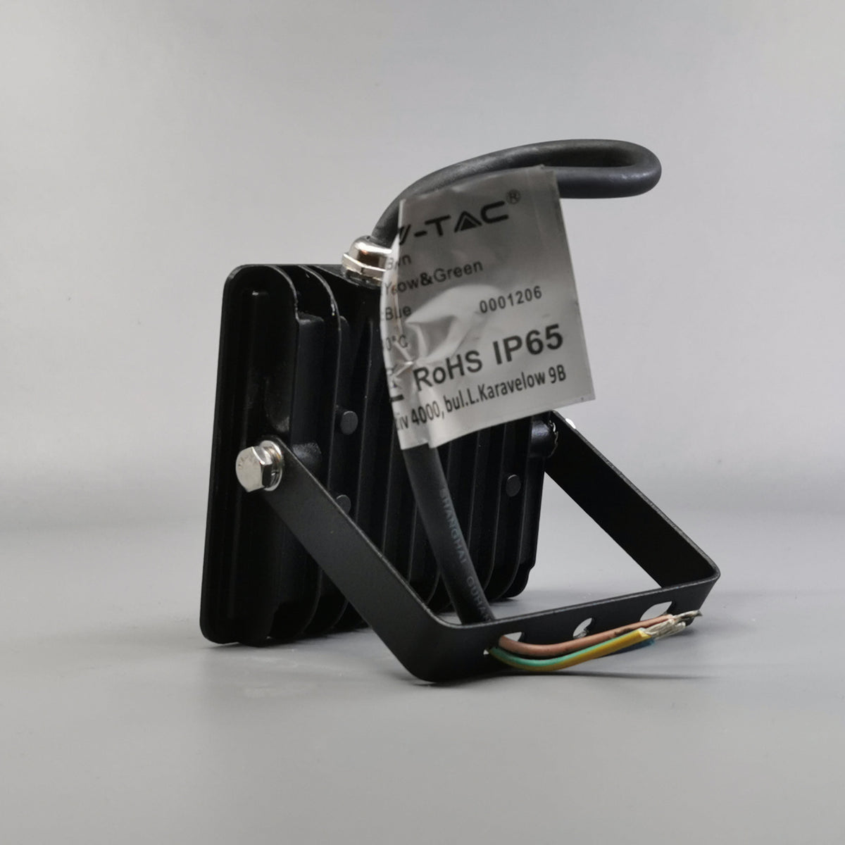 10W LED projektør 4000K 850Lm sort (360° frame 10)