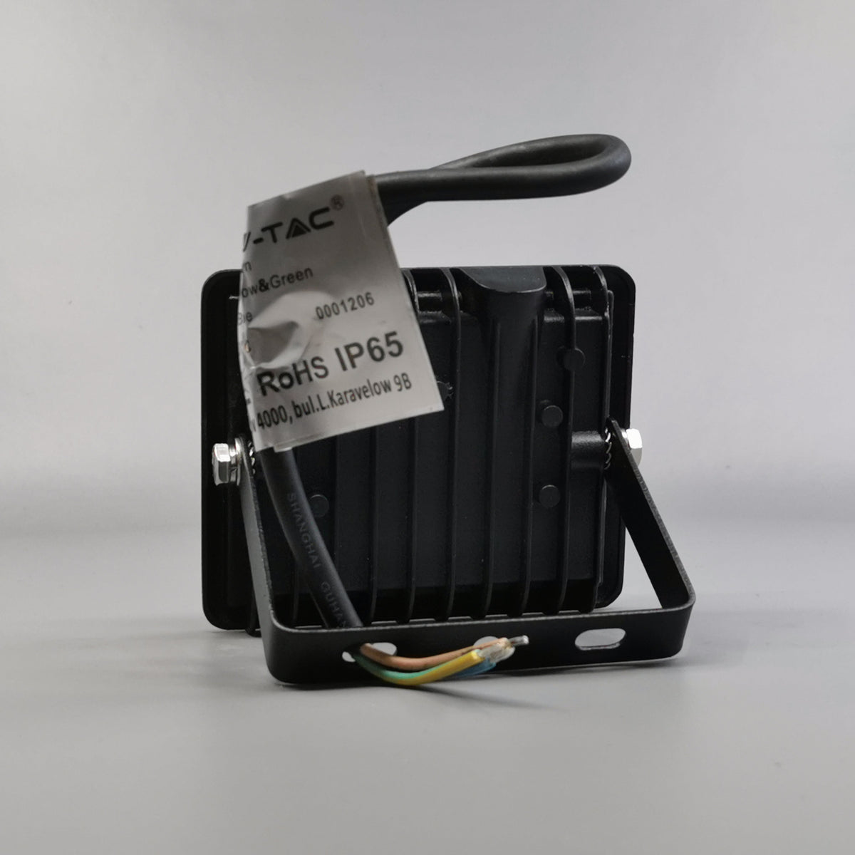 10W LED projektør 4000K 850Lm sort (360° frame 12)