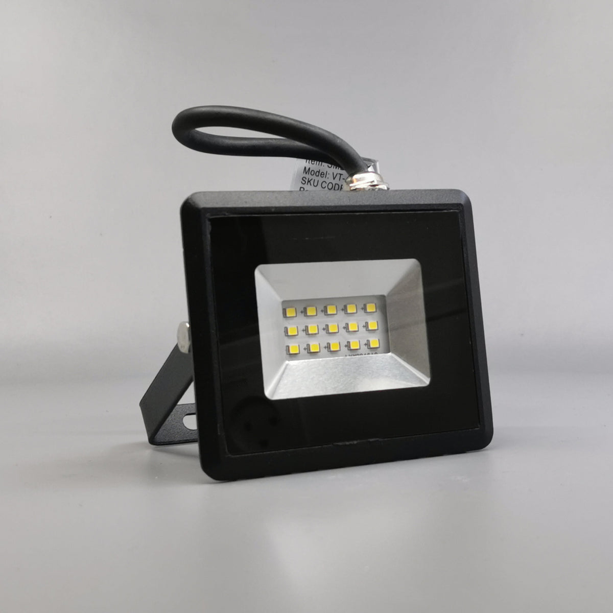 10W LED projektør 4000K 850Lm sort (360° frame 23)
