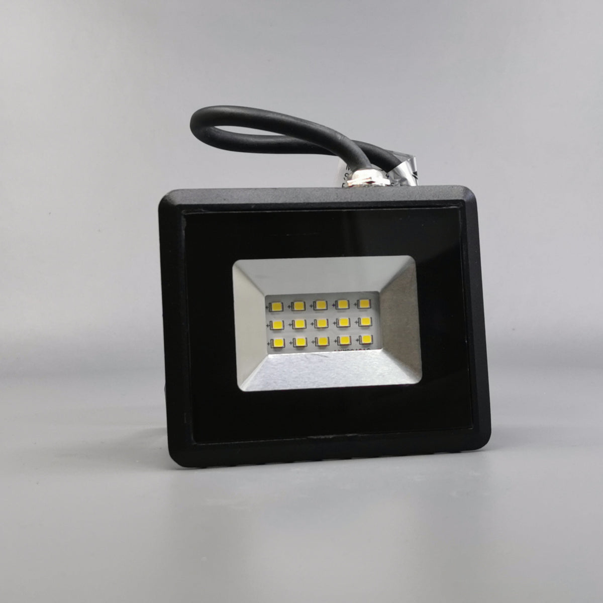 10W LED projektør 4000K 850Lm sort (360° frame 24)