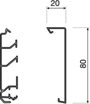 FODLISTEKANAL BUND SL 80MM