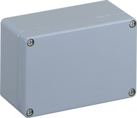 KASSE ALU 125X80 AL 1308-6 GRÅ