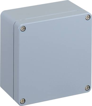 KASSE ALU 160X160 AL 1616-9 GRÅ