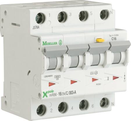 KOMBIAFBR. 20A 30MA C 3P+N 4M