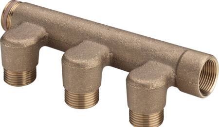 FORDELERRØR 3 STUDS RØDGODS 3/4