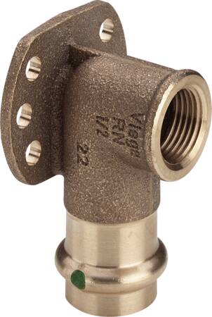 15 mm x 1/2" Dækvinkel Sanpress
