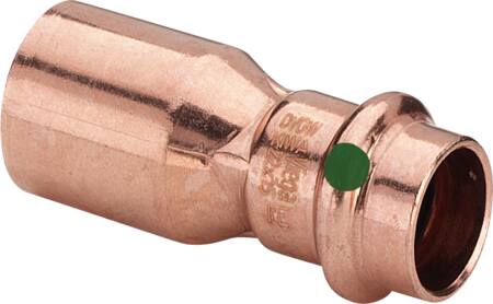 22 x 18 mm Reduktion nippel/muffe Profipress
