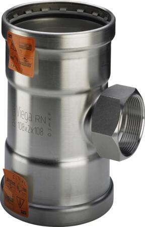 76,1 x 3/4" x 76,1 mm Sanpress Inox T-stykke