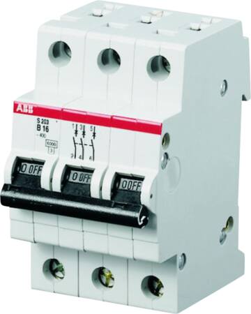 AUTOMATSIKRING C16A 3P 6KA 3M
