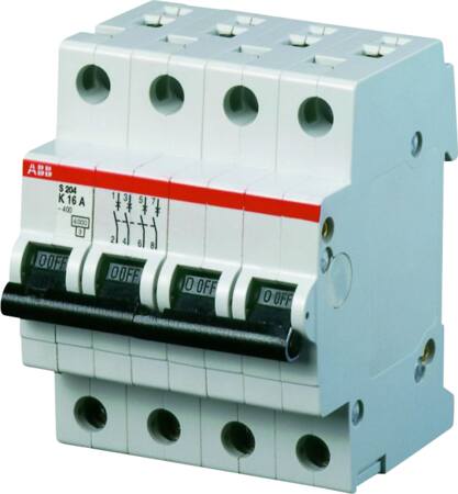 AUTOMATSIKRING C16A 4P 6KA 4M