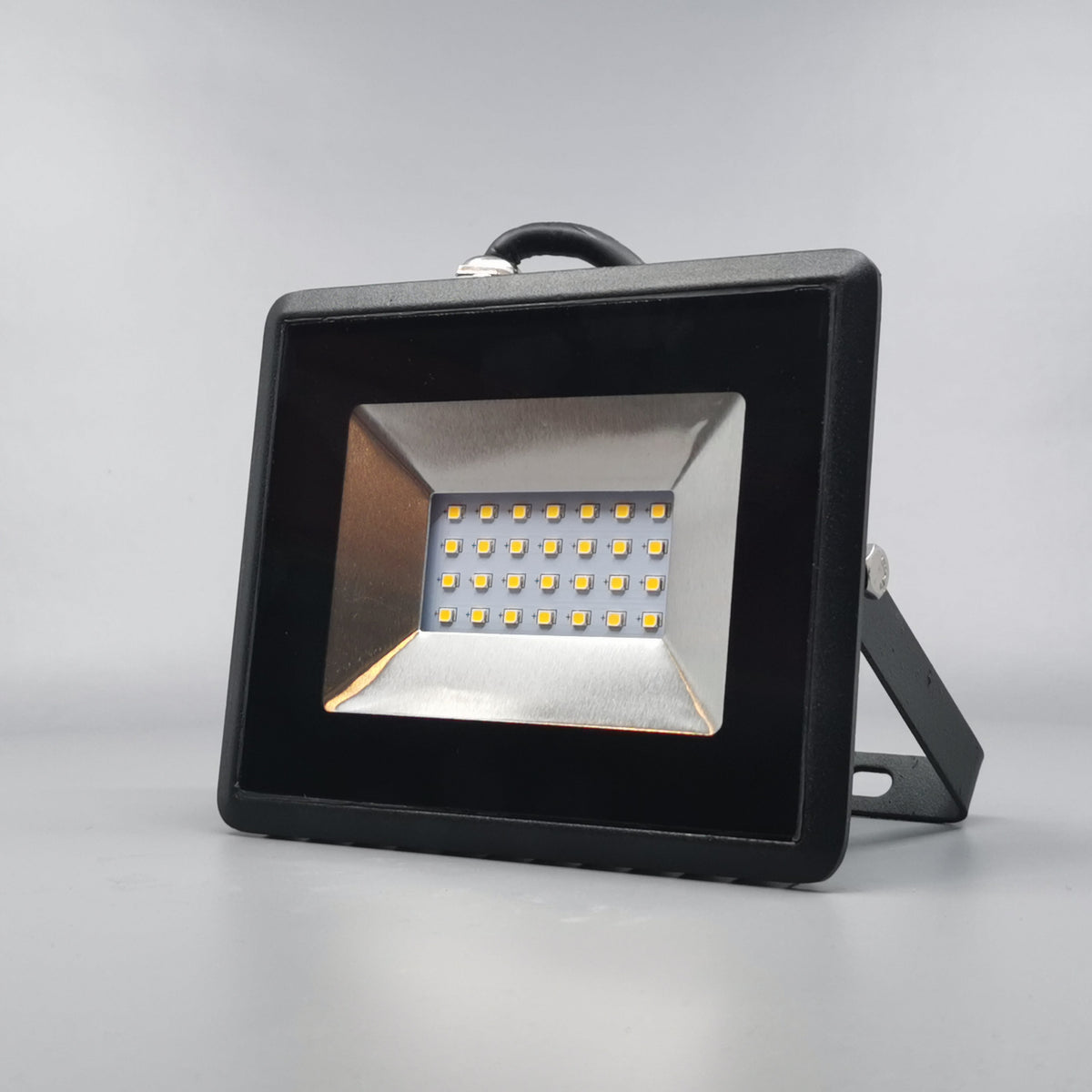 20W LED projektør 3000K 1700Lm sort (360° frame 3)