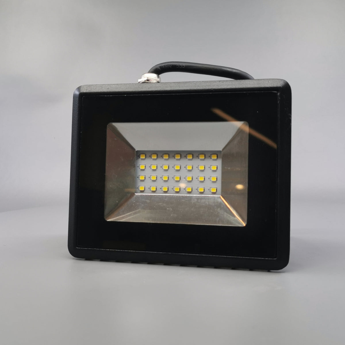 20W LED projektør 4000K 1700Lm sort (360° frame 2)