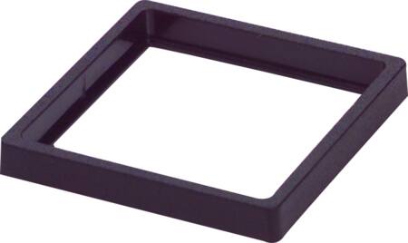 Ramme f.frontmonteret timetæller - 48x48mm