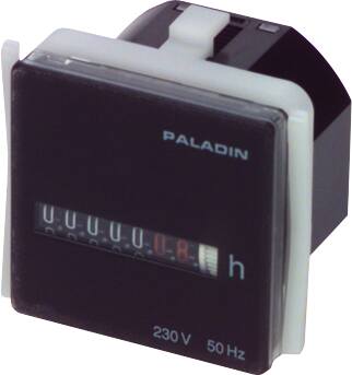 Timetællere frontmontering 230 volt 48x48mm