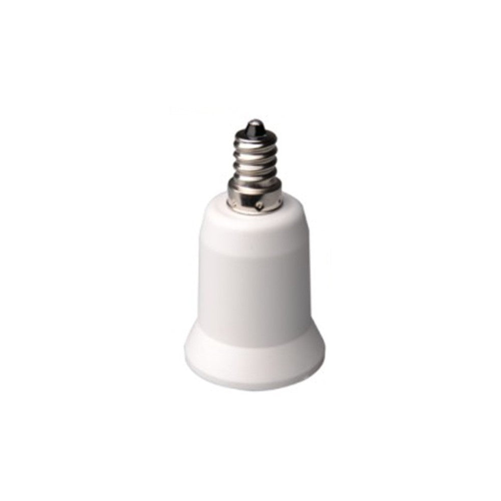 Adapter fra E12 til E27 - Brug E27 pærer i lamper med E12 fatning